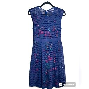 Plenty by Tracy Reese_Navy Blue Dress_ Size 4